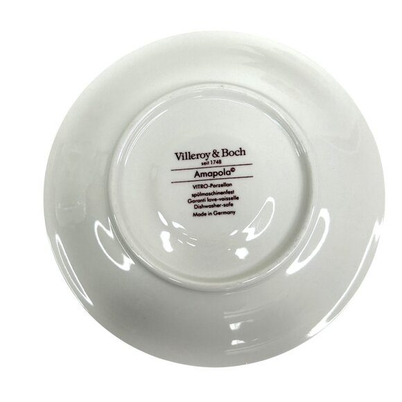 Villeroy & Boch Amapola Espresso Tea Cup & Saucer Set Of 2 Floral Poppy - Picture 4 of 15